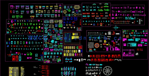 很全面的设计综合CAD图库图块下载(图1)