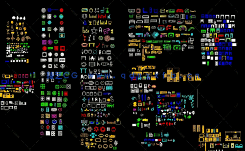 很全面的设计综合CAD图库图块下载(图2)