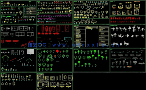 很全面的设计综合CAD图库图块下载(图4)