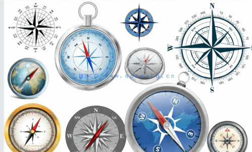 万能平面图指北针符号PSD (图7)