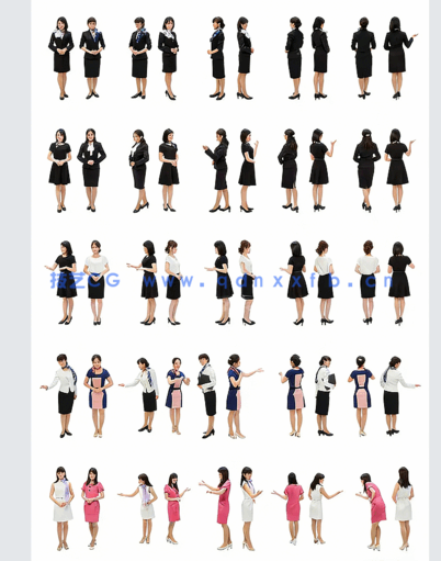 PS 商务人物免抠图素材(图4)