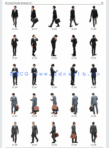 PS 商务人物免抠图素材(图6)