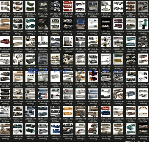 3dsky模型沙发858个(图1)