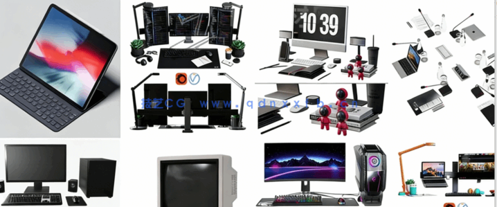 3DSKY模型库3dmax国外高端素材模型库电子设备(图2)