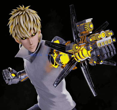 [3D打印人物] 杰诺斯Genos《一拳超人》游戏角色雕刻手办3D打印模型(图1)