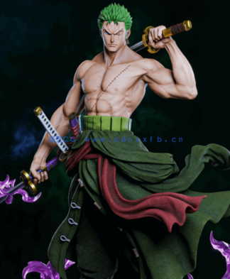 [3D打印人物] 罗罗诺亚·佐罗Zoro持刀造型《航海王海贼王》动漫角色雕刻手办(图1)