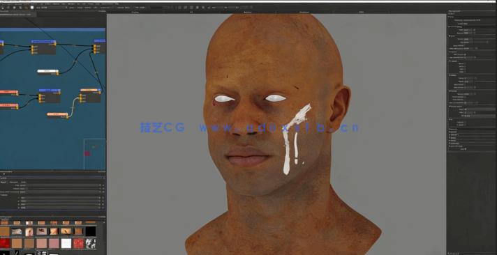 Zbrush与Mari逼真人物面部脸部角色模型核心技术视频教程(图3)