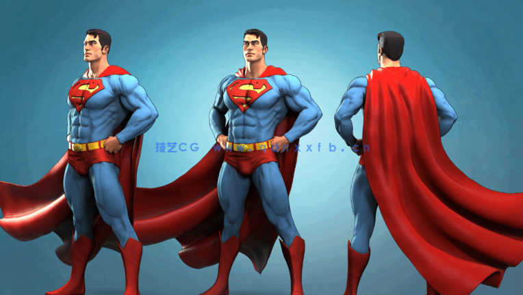 Zbrush超人人体解剖学完整制作流程视频教程 (图3)