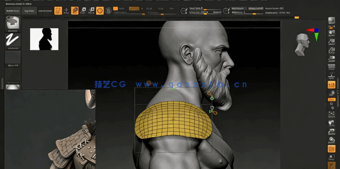 Zbrush角色解剖学雕刻建模核心技术训练视频教程(图6)