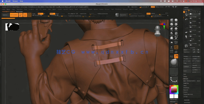 ZBrush人物角色数字雕刻3D打印模型视频教程(图3)