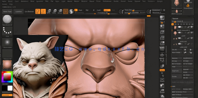 ZBrush忍者兔角色完整雕刻建模制作视频教程(图2)