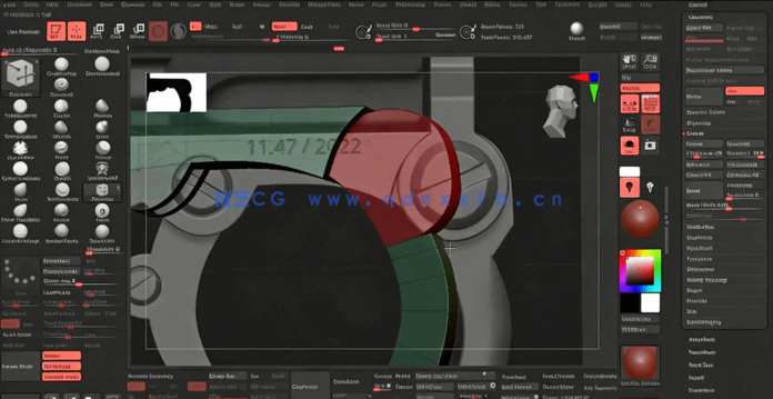 ZBrush迷你游戏左轮手枪模型制作流程视频教程(图4)