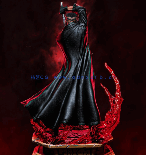 [3D打印人物] 刀锋战士Blade漫威角色雕刻手办3D打印模型(图4)