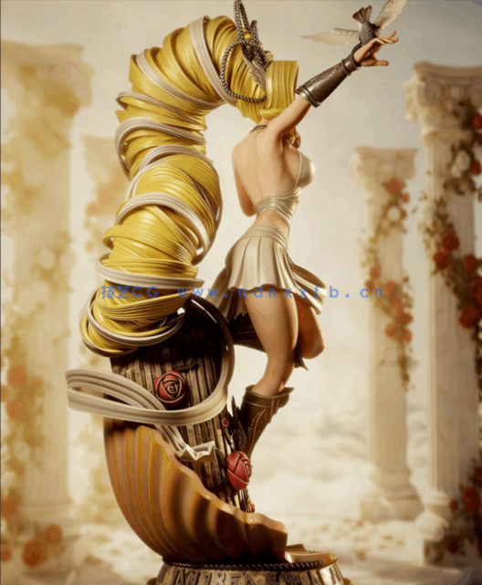 [3D打印人物] 维纳斯兽Venusmon《数码宝贝》游戏角色雕刻手办3D打印模型(图5)