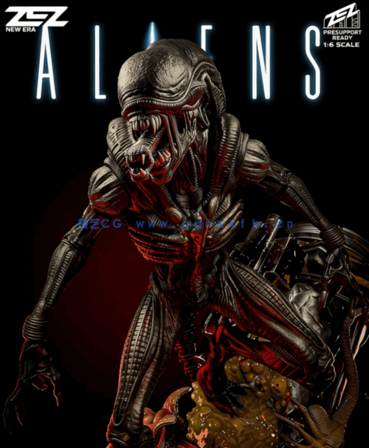 [3D打印人物] 异形Xenomorph《异形》影视角色雕刻手办3D打印模型(图1)