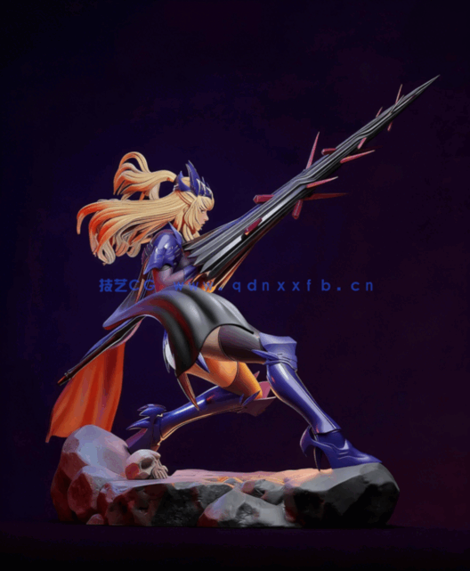 [3D打印人物] 阿尔托莉雅·潘德拉贡Artoria《命运Fate Grand Order》游戏角(图3)