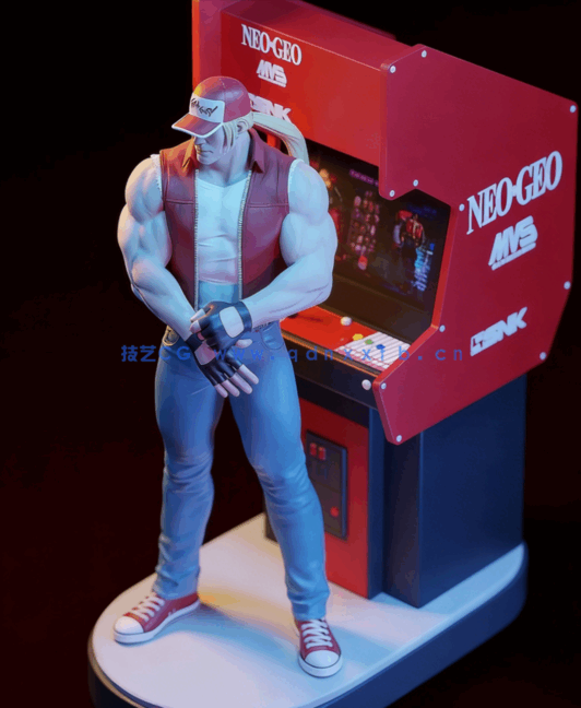 [3D打印人物] 特瑞·博加德Terry Bogard《饿狼传说》游戏角色雕刻手办3D打(图3)