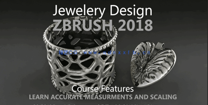 Zbrush戒指吊坠手镯珠宝设计视频教程(图3)