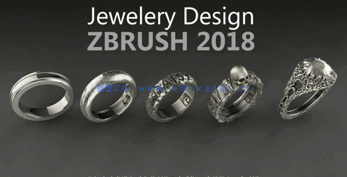 Zbrush戒指吊坠手镯珠宝设计视频教程(图2)