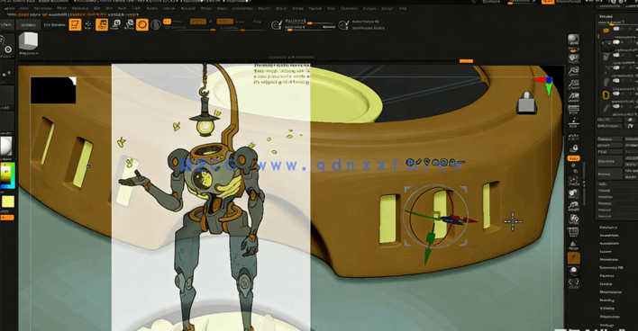 Zbrush中Zmodeler雕刻核心技术训练视频教程(图4)