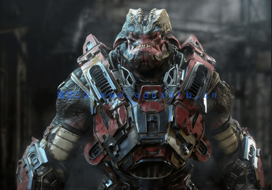 Zbrush游戏电影高级外星角色雕刻制作流程视频教程 (图5)