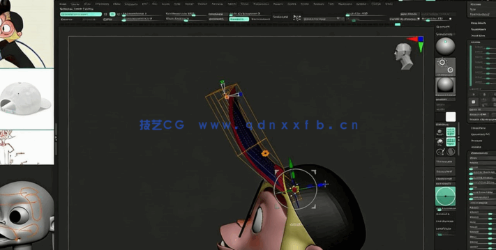 Zbrush猴子角色概念设计全流程视频教程(图4)