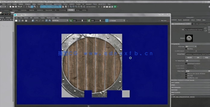 ZBrush与Maya与SP游戏盾牌道具建模和纹理绘制视频教程(图6)