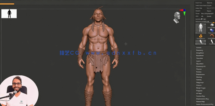 ZBrush游戏角色高精度数字雕刻核心技术视频教程(图2)