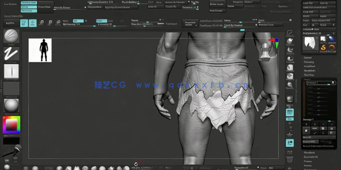 ZBrush游戏角色高精度数字雕刻核心技术视频教程(图4)