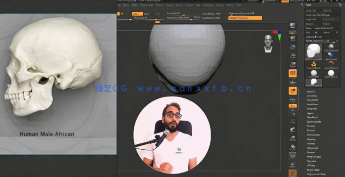 ZBrush游戏角色高精度数字雕刻核心技术视频教程(图6)