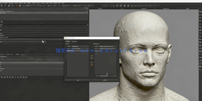 逼真3D游戏角色脸部建模与纹理制作视频教程(图3)