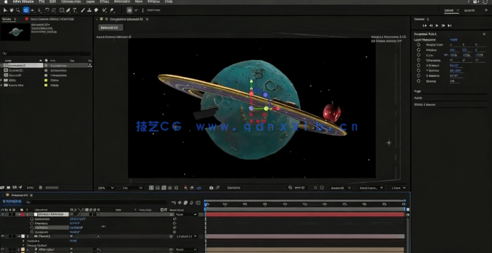 AE中3D模型元素融入集成技术视频教程(图3)