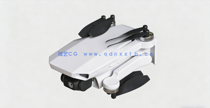 C4D建模大师无人机工业建模展UV绑定动画Octane材质渲染高级教程(图2)