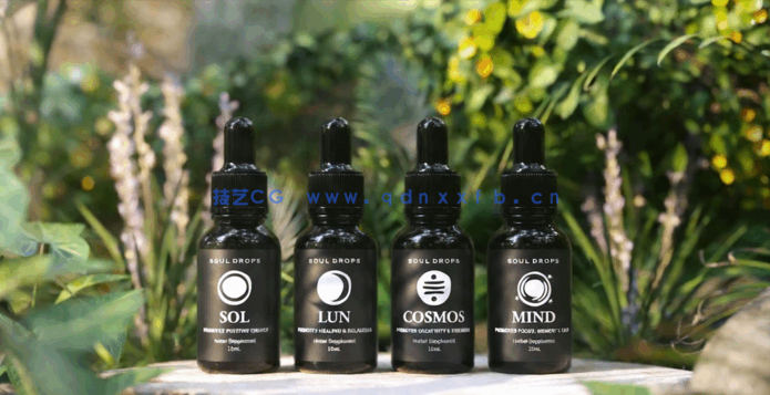 OC渲染器丛林化妆品包装瓶流水动画广告案例C4D教程(图1)