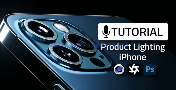 Cinema4D和Octane苹果手机工业产品灯光渲染高级材质教程(包含素材)(图1)