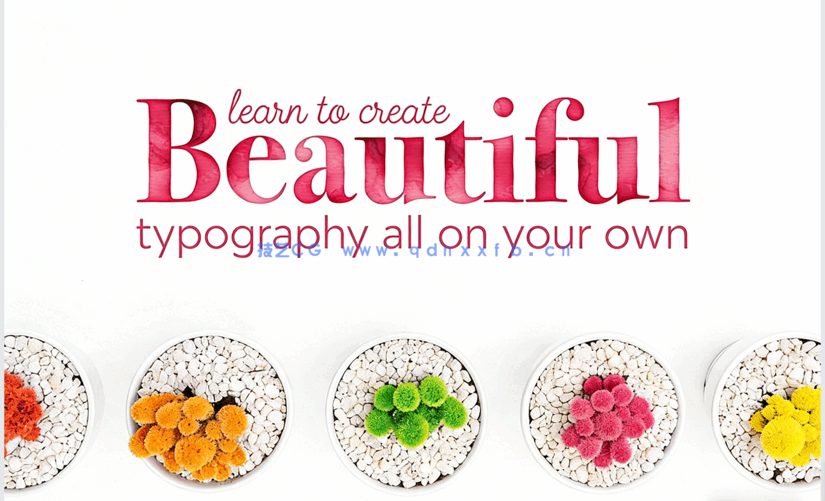 清新多彩卡通水彩字体特效PSD模板合集(图3)