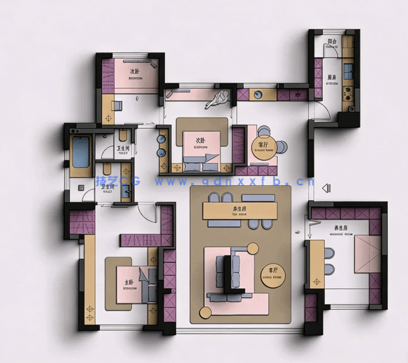 2025最新30套PS高级感彩平配色体系PSD分层源文件(图3)