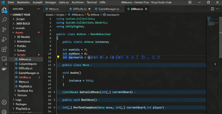 Unity 3D四子棋游戏完整实例制作流程视频教程(图3)