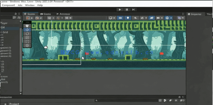 Unity 2D跑酷游戏开发制作基础入门训练视频教程(图5)