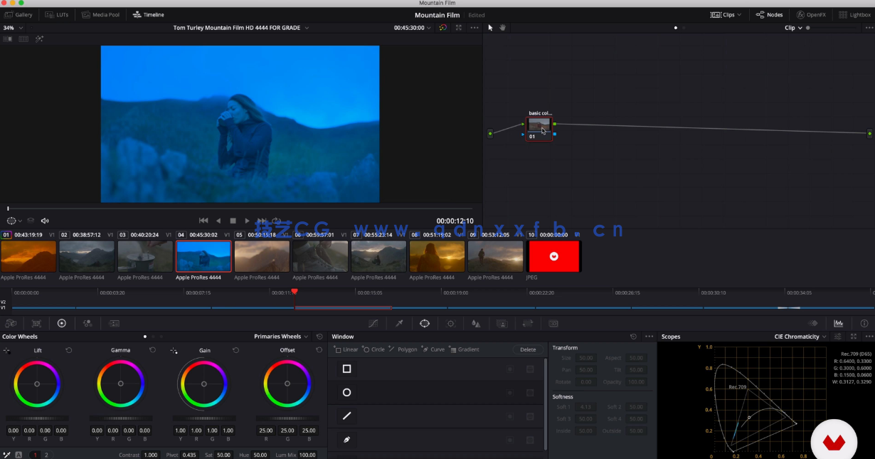 [DaVinci Resolve] 【中英双语】DaVinci Resolve达芬奇调色综合入门训练视(图4)