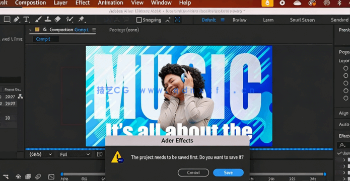 After Effects 2024零基础快速应用技术视频教程(图6)