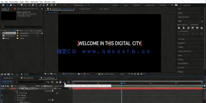 After Effects文字动画制作初学者入门训练视频教程(图2)