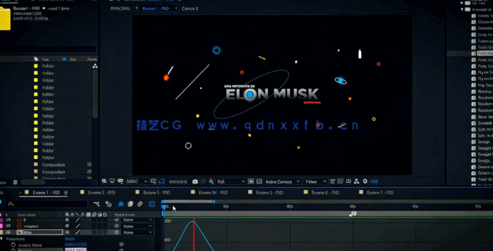 After Effects动态信息图表动画制作视频教程(图4)