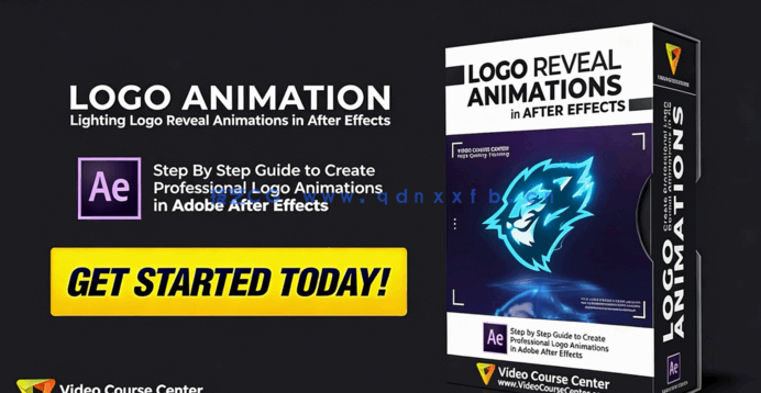 AE边缘光耀标志Logo演绎动画制作视频教程(图2)