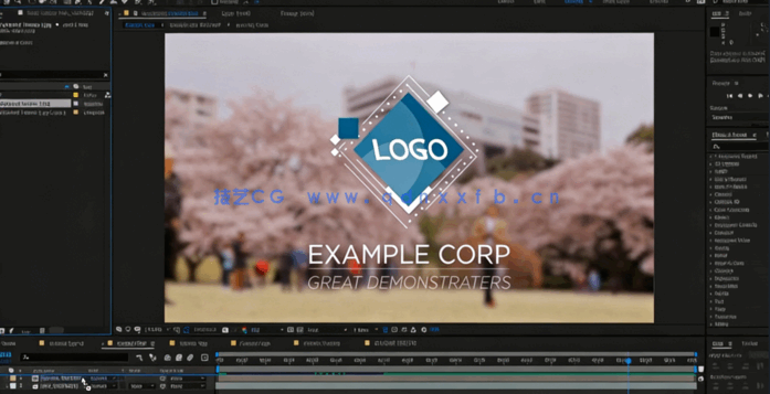 如何在After Effects中轻松制作Logo演绎动画视频教程(图5)