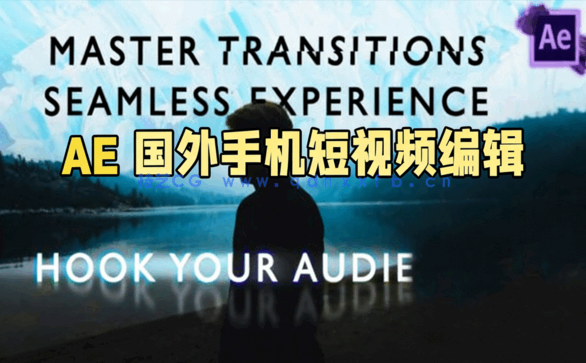 AE国外手机短视频编辑制作视频教程(图1)