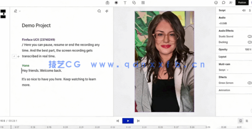 【中文字幕】Descript快速高效视频编辑训练视频教程(图2)
