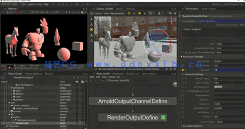 从Katana灯光模板到Arnold最终渲染技术视频教程(图2) 从Katana灯光模板到Arnold最终渲染技术视频教程(图2)