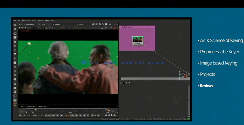 【中文字幕】NUKE特效合成大师班视频教程第一季：抠像技术(图1)