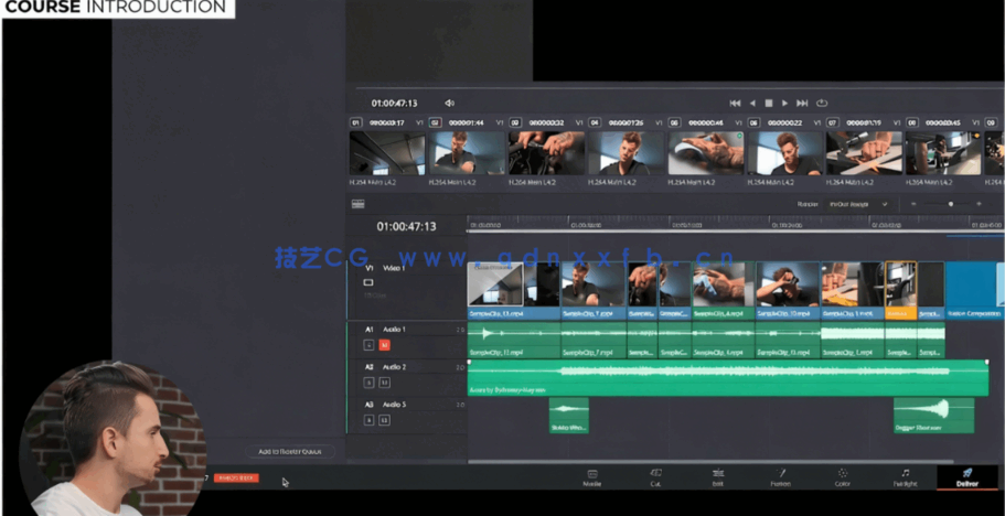 [DaVinci Resolve] DaVinci Resolve达芬奇影视后期制作工作流程视频教程(图3)